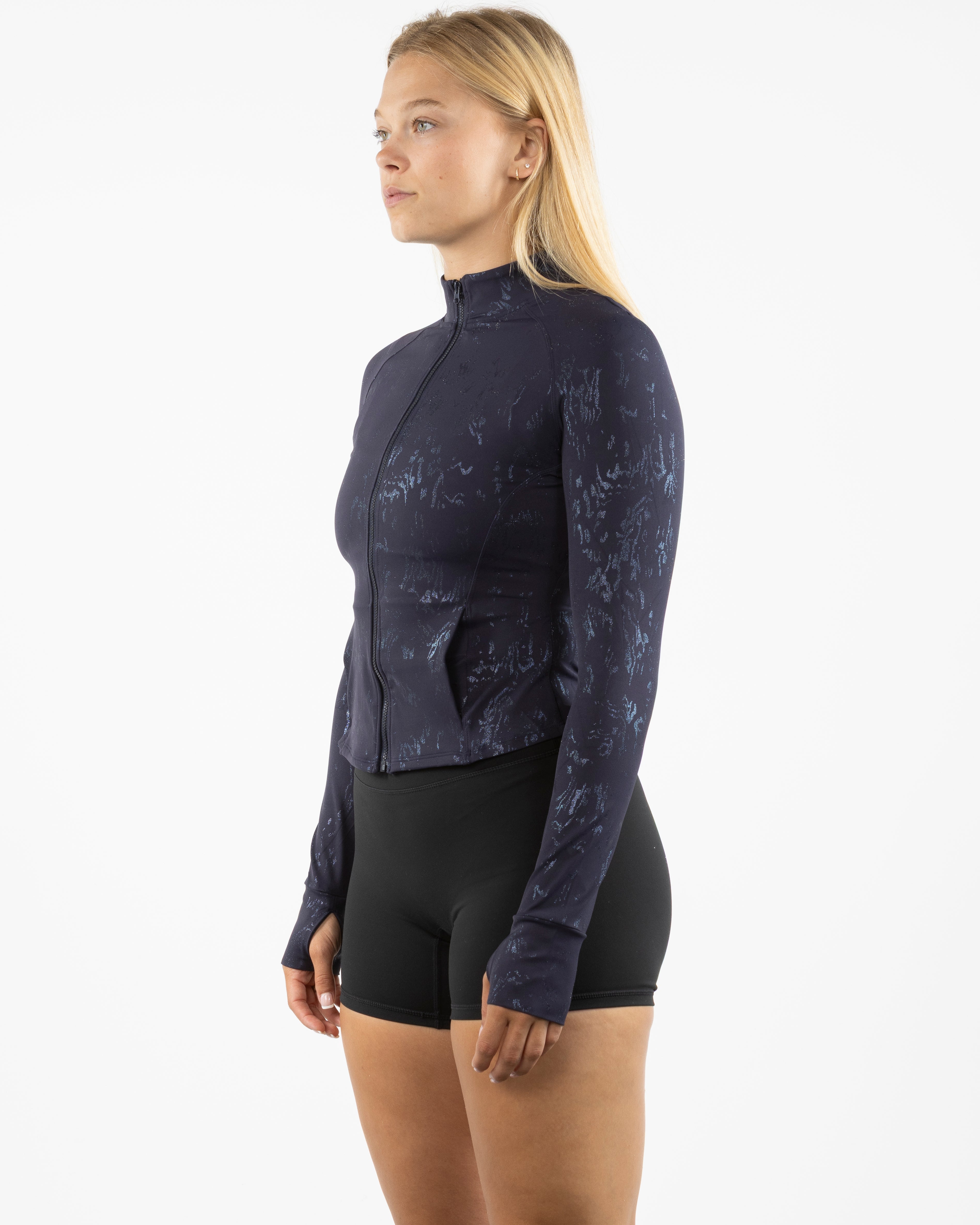 The Womens Foil Jacket - Navy