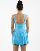 The Scoop Back Dress - Blue