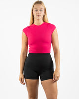 The Sporty Crop Short Sleeve - Pink