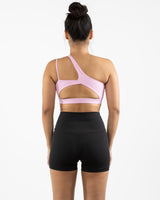 The One Shoulder Bra - Pink