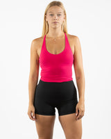 The Sporty Strappy Tank - Pink