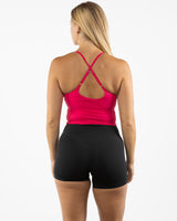 The Sporty Strappy Tank - Pink