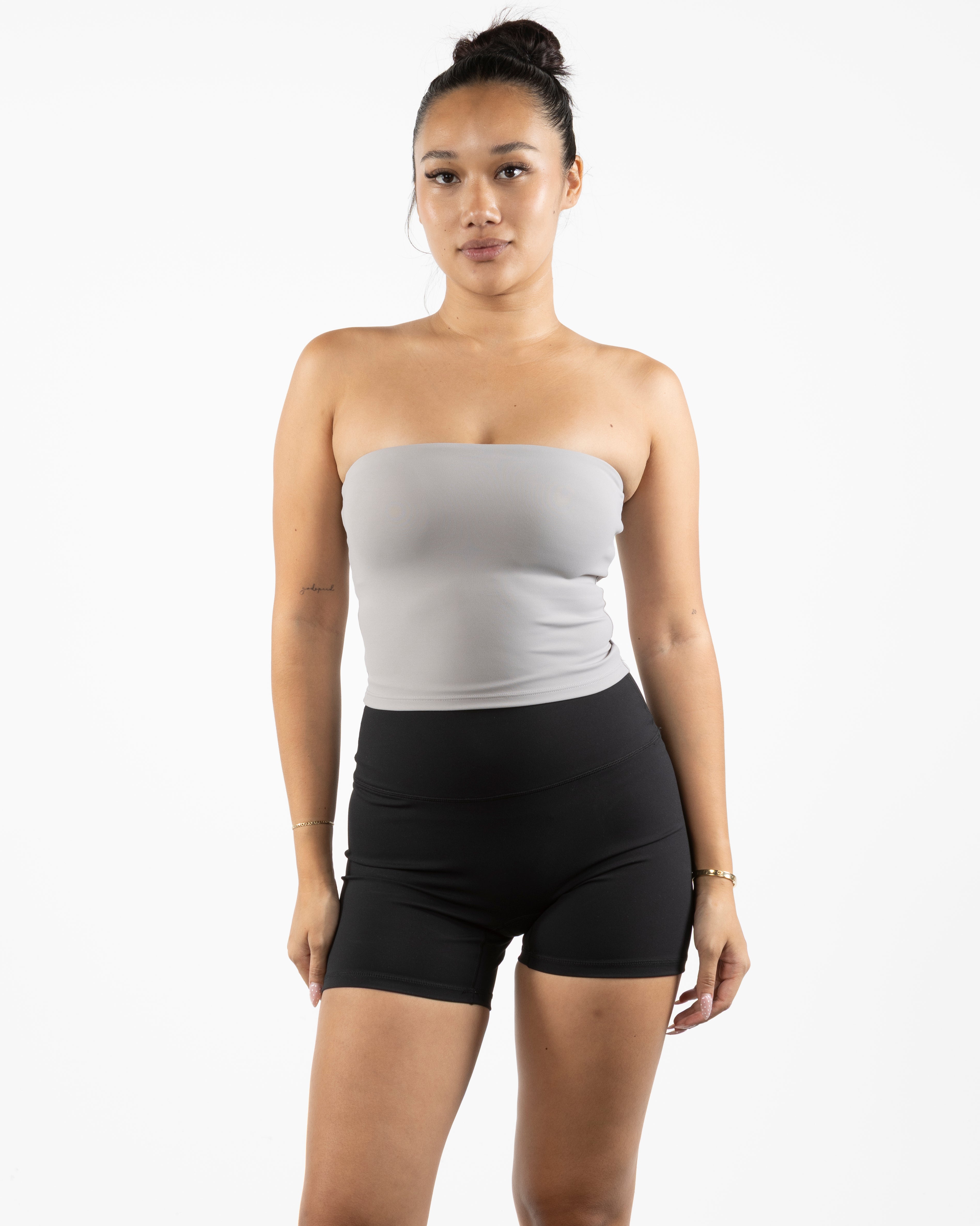 The Sporty Tube Top - Grey