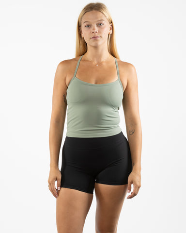 The Womens Sporty Tank - Green