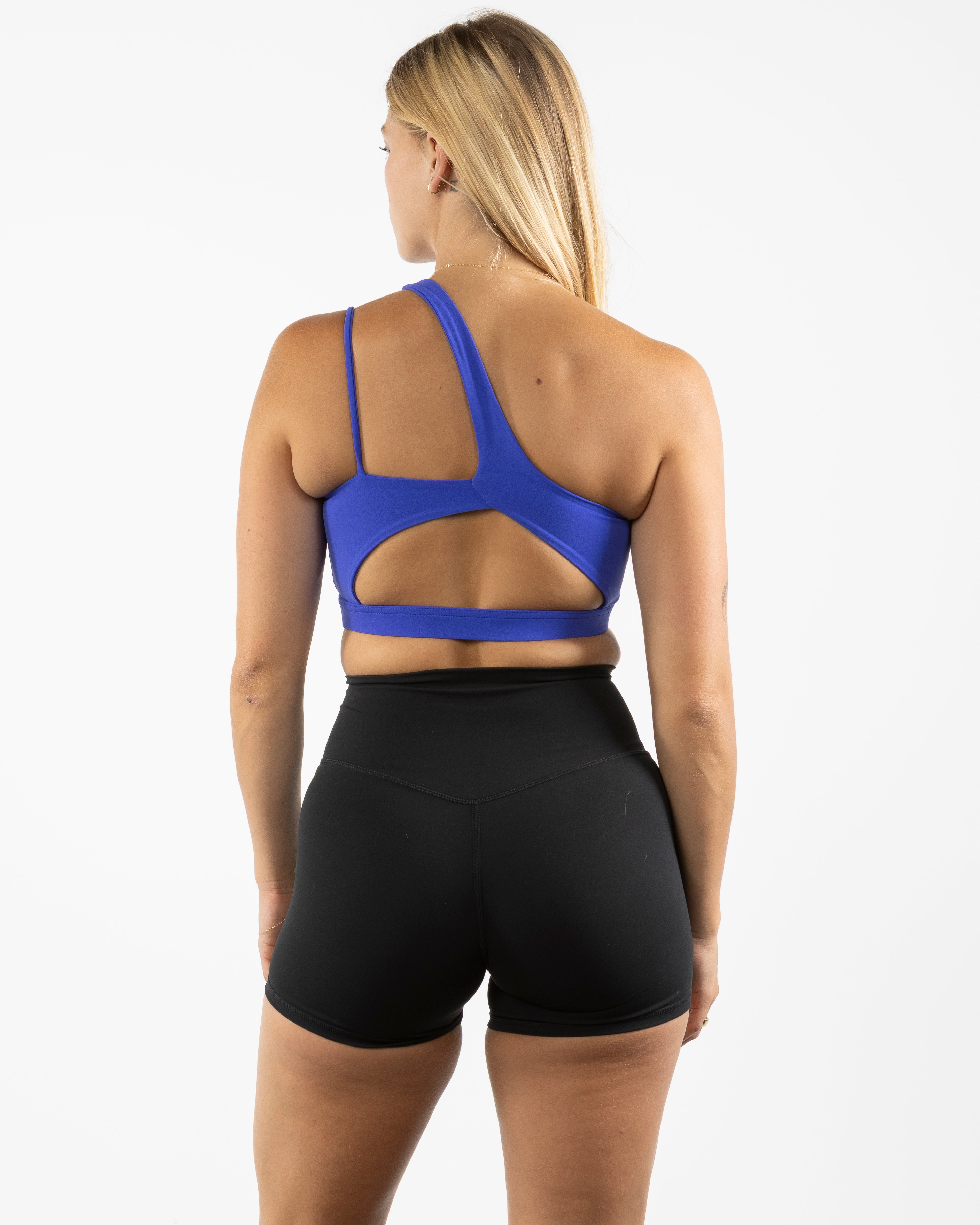 The One Shoulder Bra - Klein Blue