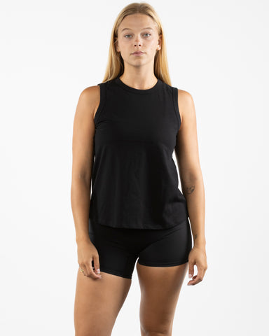 The Classic Full Length Tank - Black