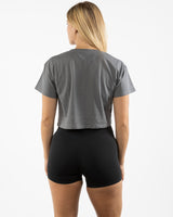 The Crop Tee - Shadow