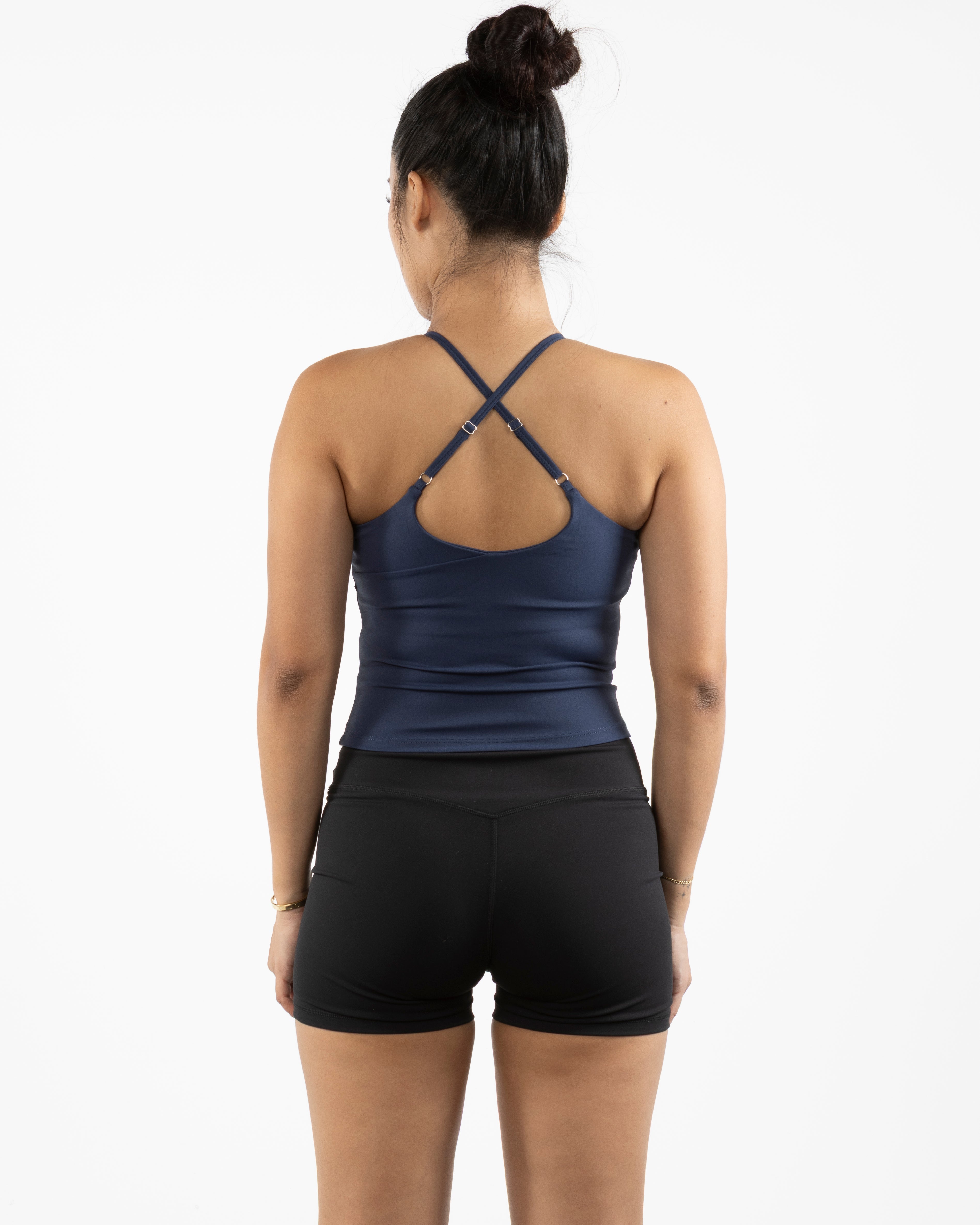 The Sporty Strappy Tank - Blue