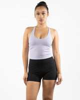 The Sporty Strappy Tank - Light Purple