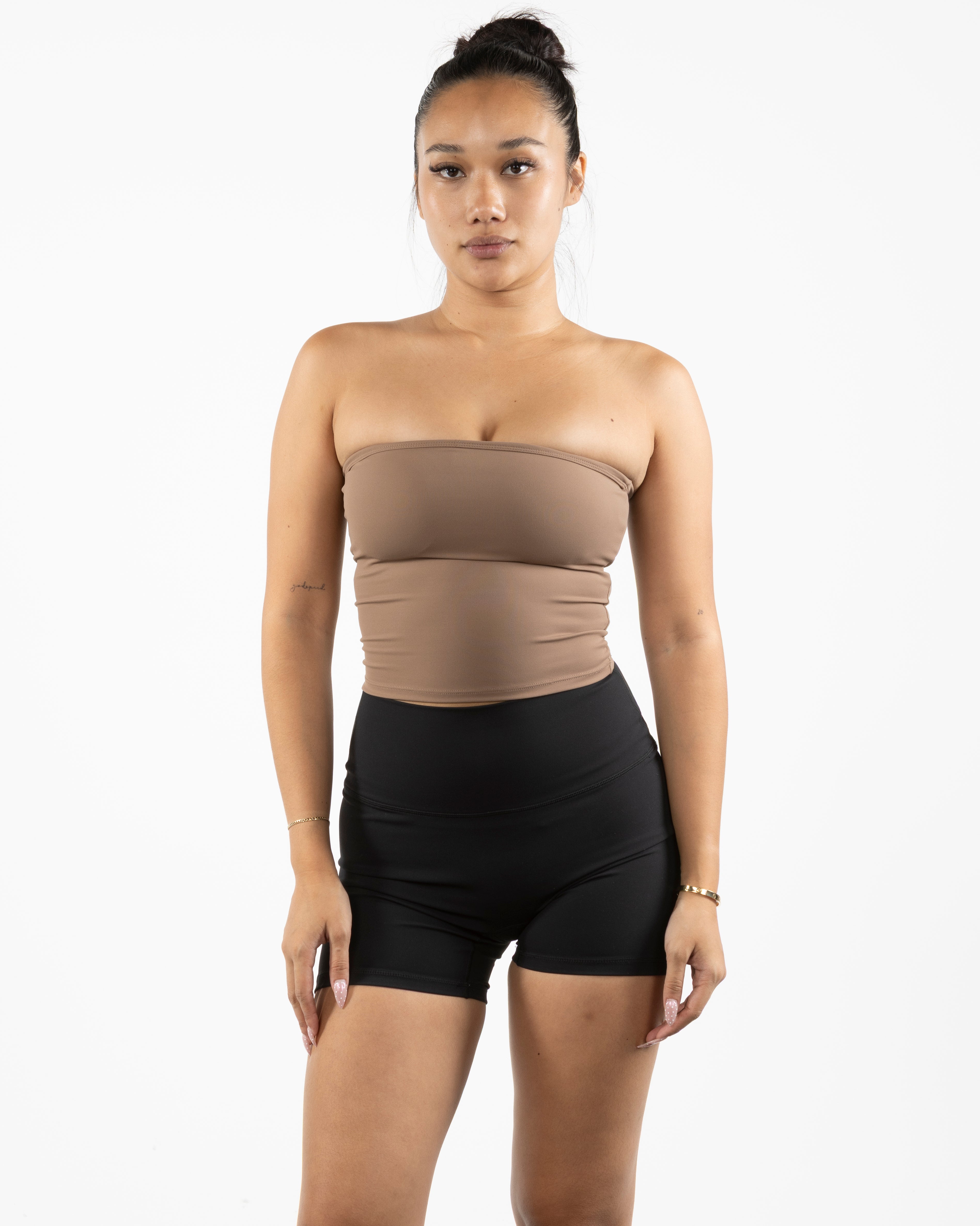 The Sporty Tube Top - Brown