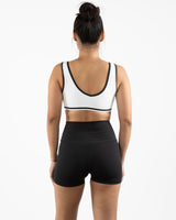 The Piped Bra - White