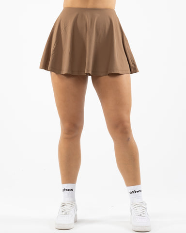 The Basic Skort - Brown