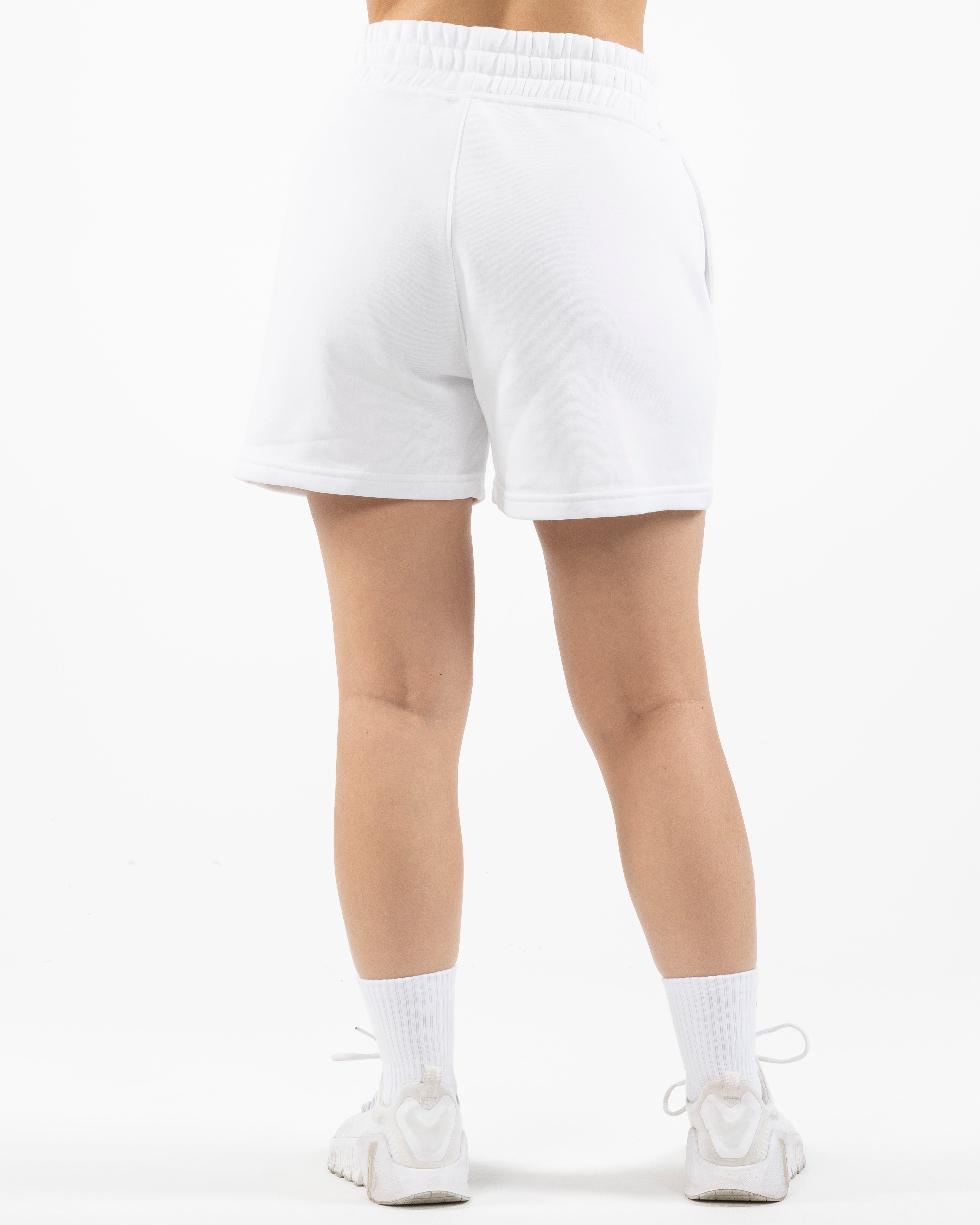 The Womens Jogger Shorts - White