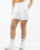 The Womens Jogger Shorts - White