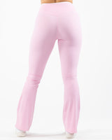 The Crossover Flare Legging - Pink