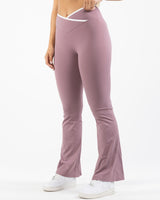 The Crossover Flare Legging - Light Purple