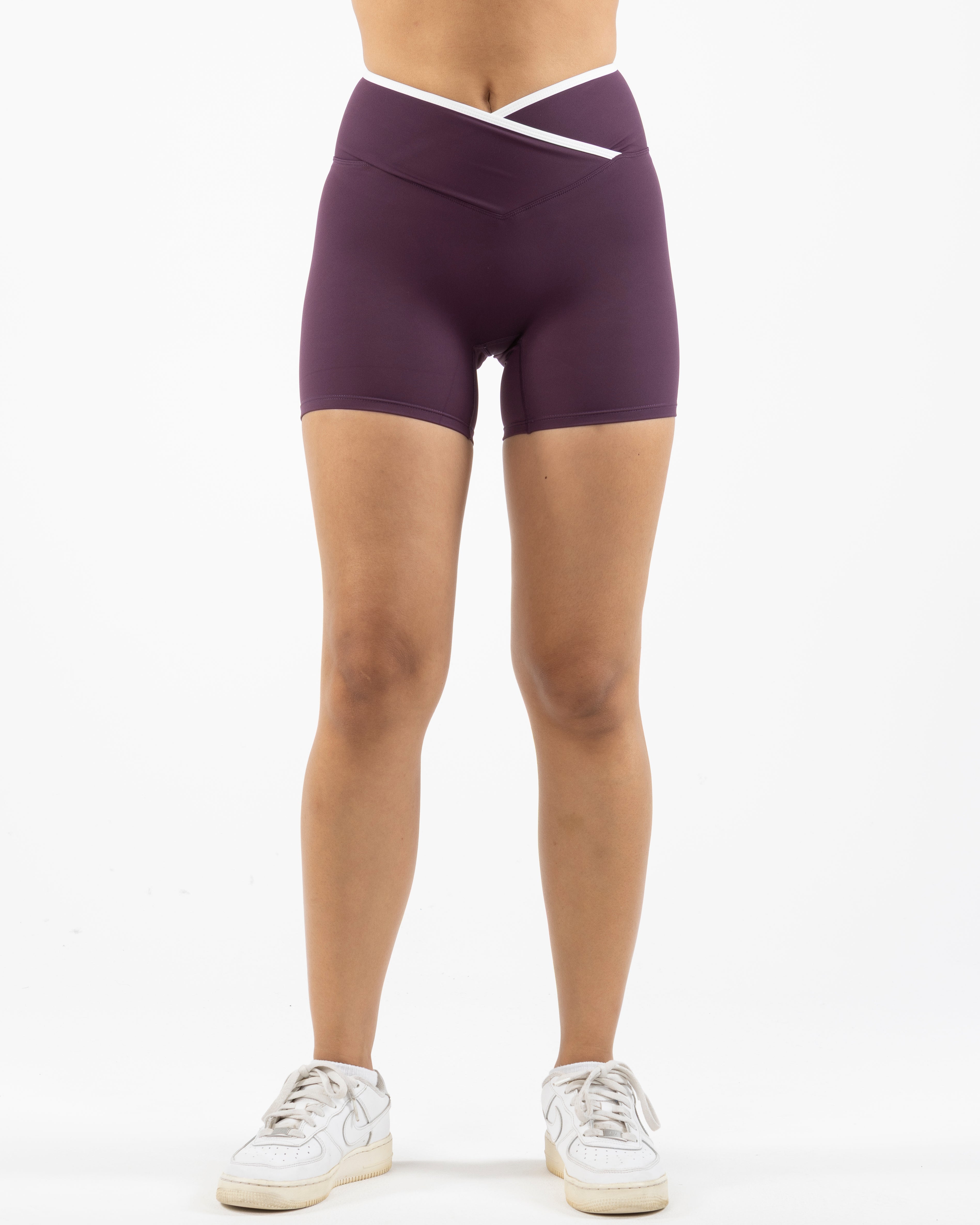 The Piped Crossover Short - Purple