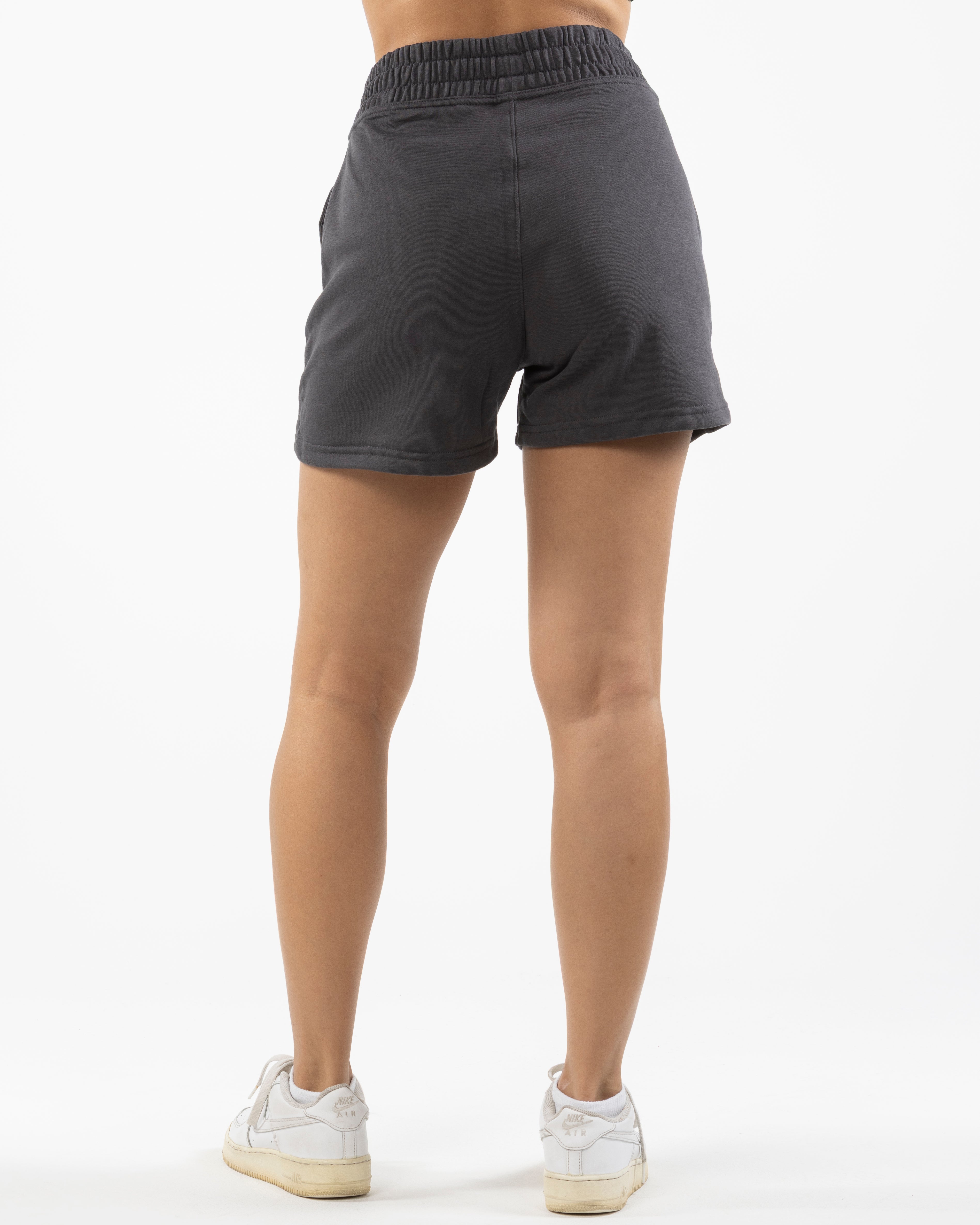 The Womens Jogger Shorts - Charcoal