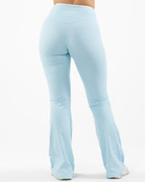 The Crossover Flare Legging - Light Blue