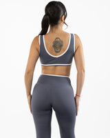 The Piped Bra - Blue