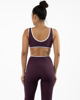 The Piped Bra - Purple