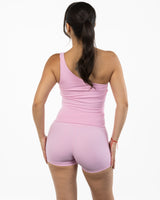 The One Shoulder Tank - Pink