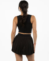 The Square Neck Tank - Black