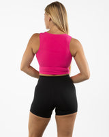 The Square Neck Tank - Pink