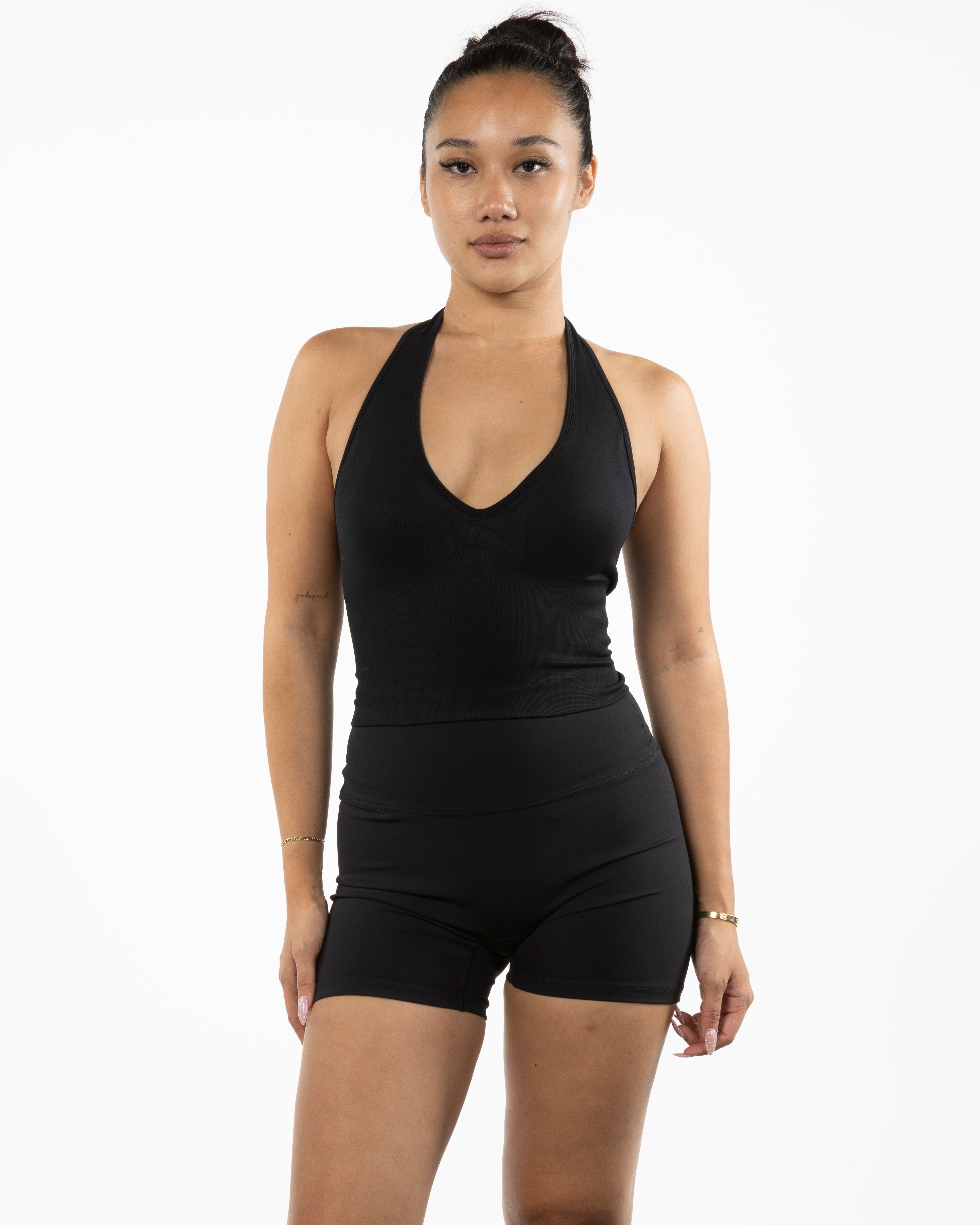 The Halter Tank - Black