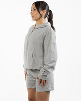 The Half Zip Hoodie - Heather