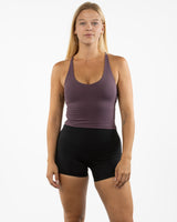 The Sporty Strappy Tank - Purple