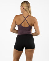 The Sporty Strappy Tank - Purple