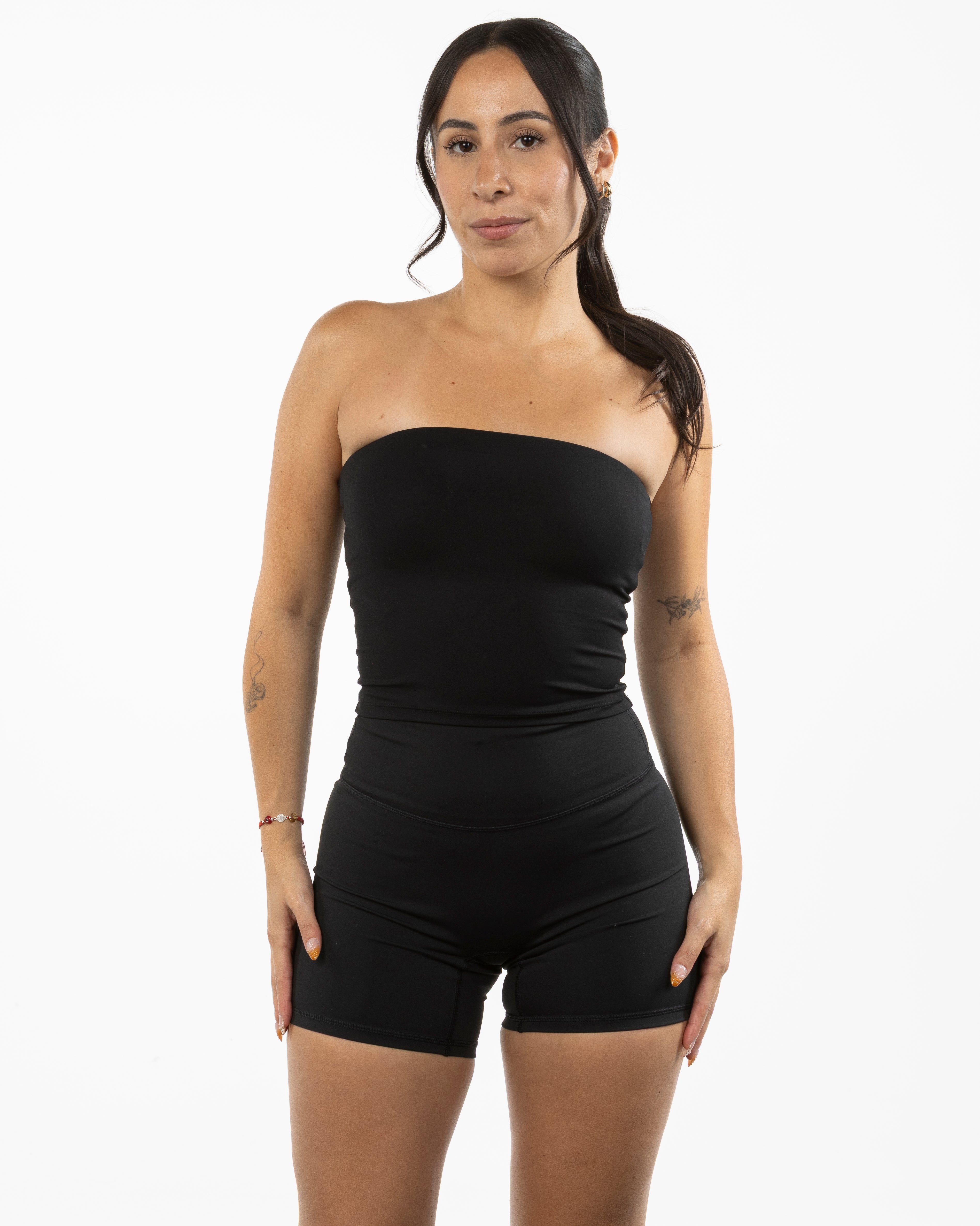 The Sporty Tube Top - Black