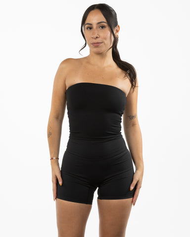 The Sporty Tube Top - Black