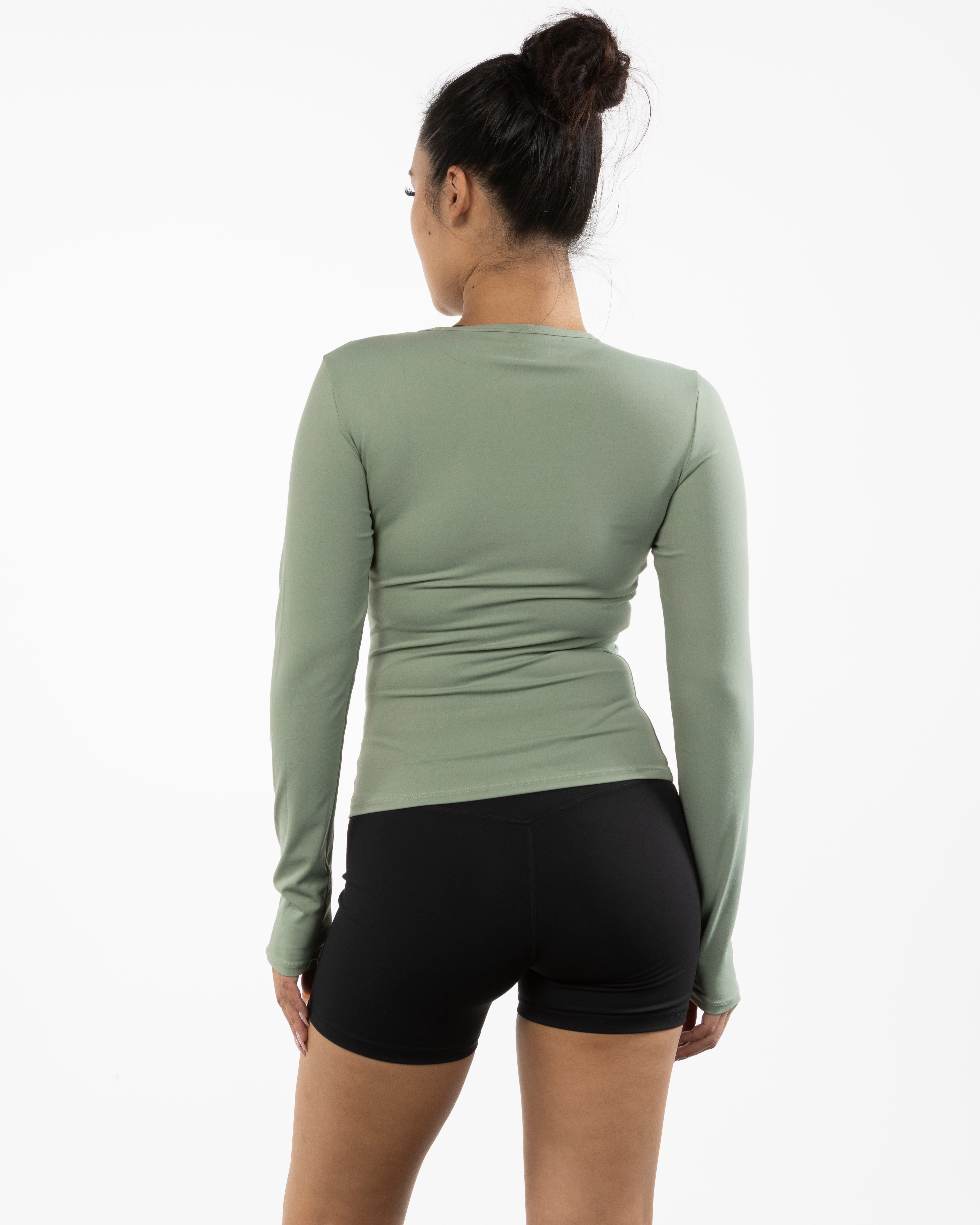 The Womens Sporty Long Sleeve - Green