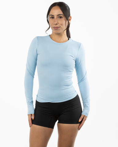 The Womens Sporty Long Sleeve - Blue