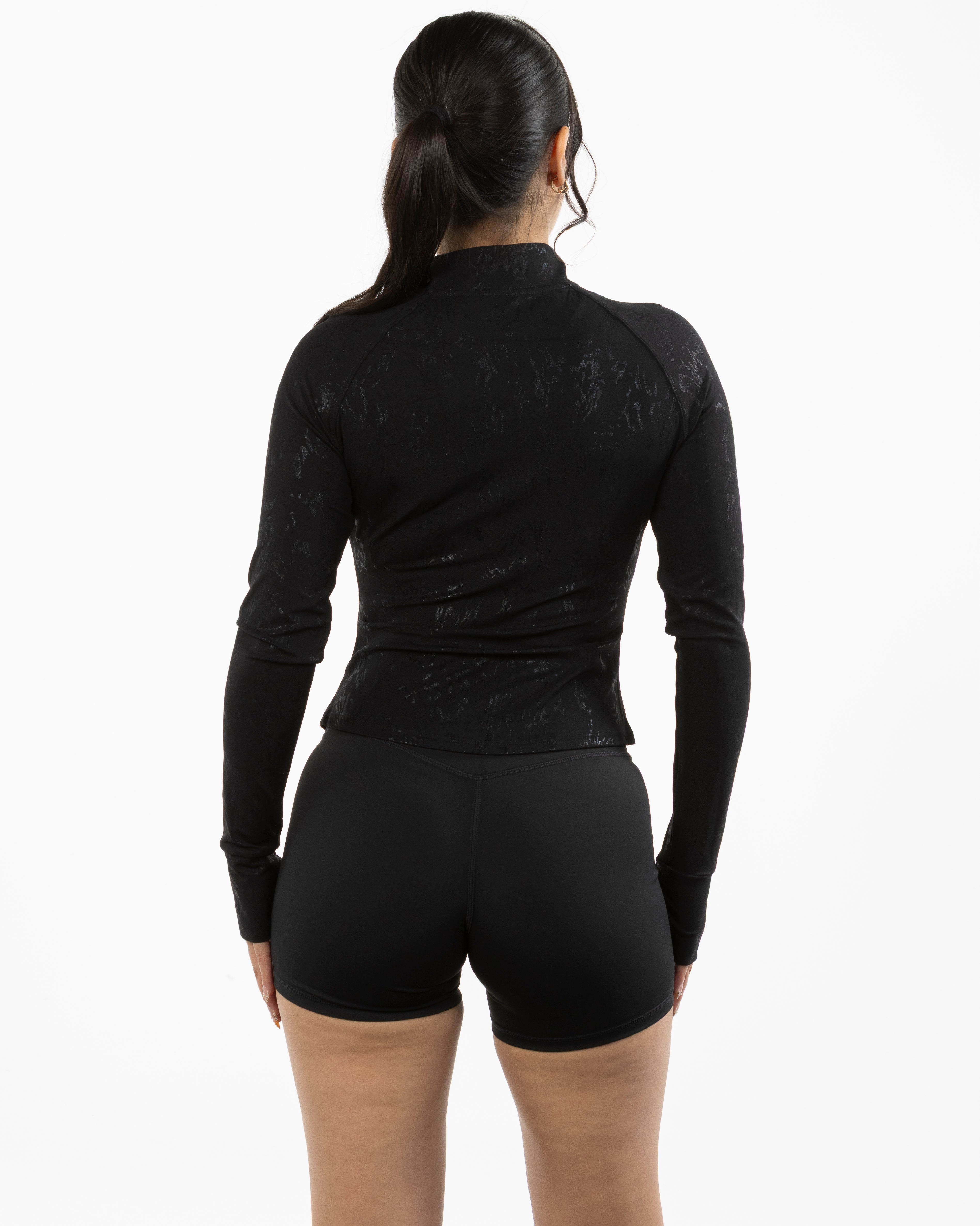 The Womens Foil Jacket - Black