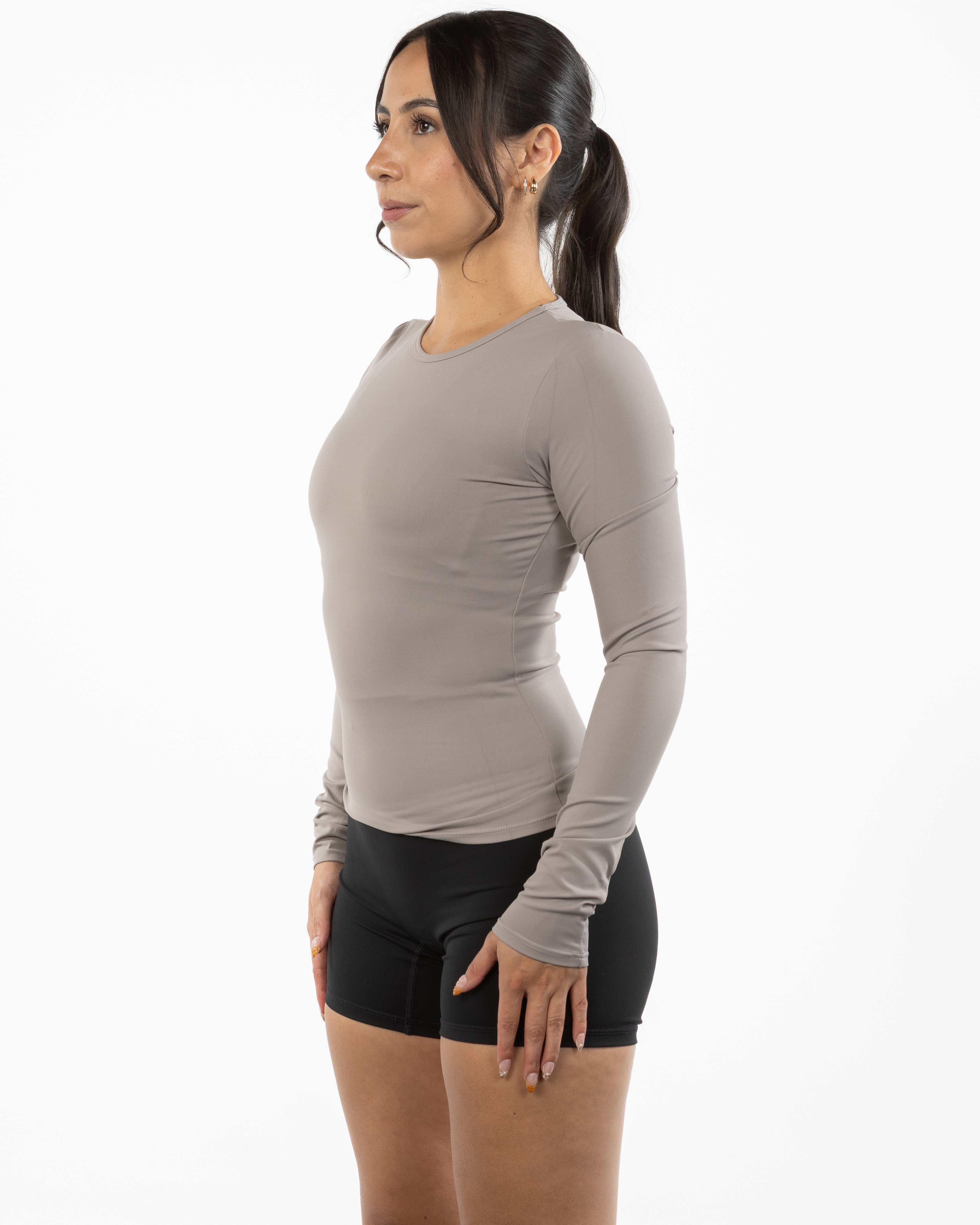 The Womens Sporty Long Sleeve - Grey