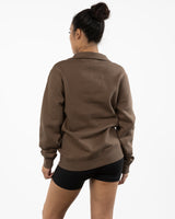 The Mens 1/4 Zip - Walnut