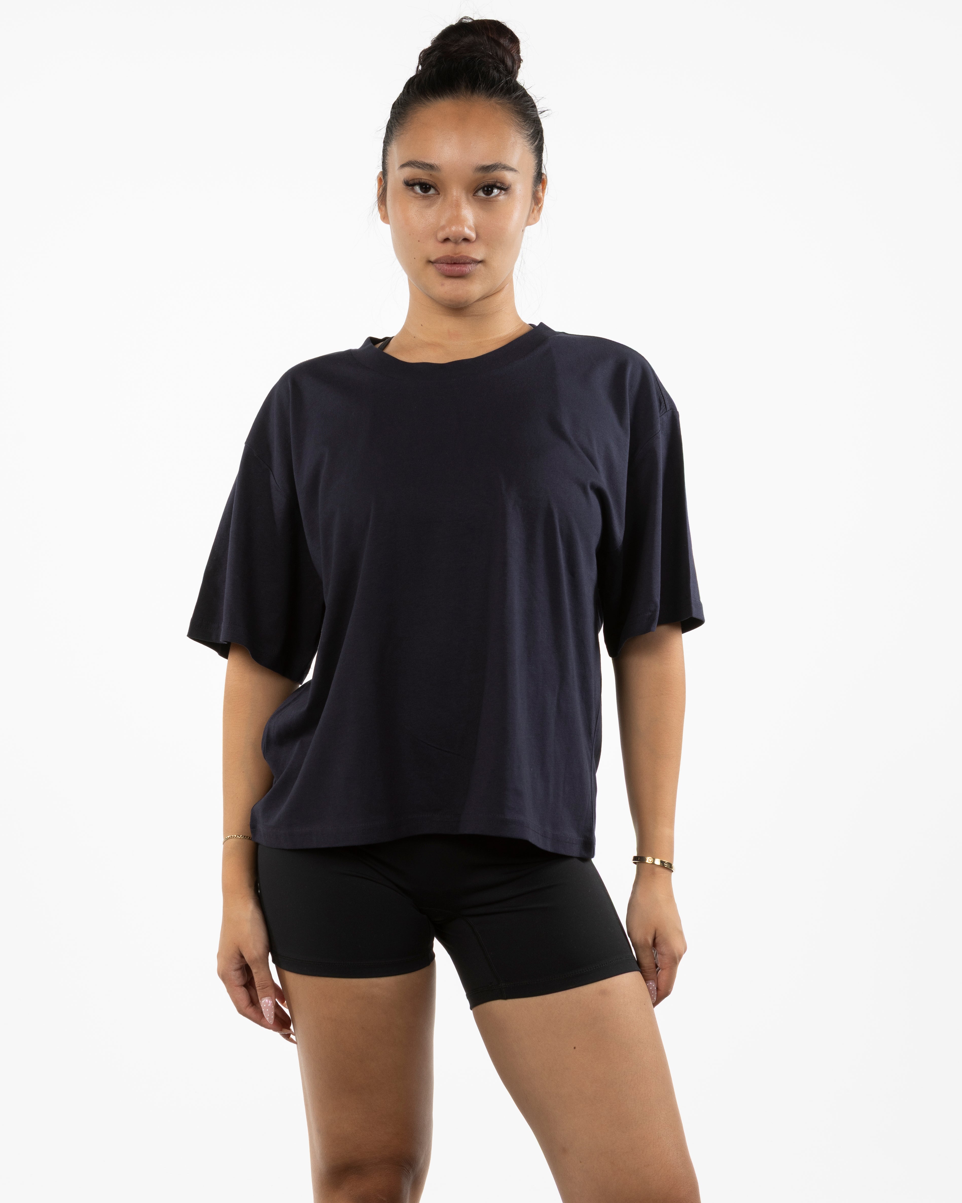 The Womens Oversized Tee - Ink