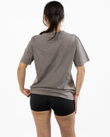 The Womens Heavyweight Tee - Grey Stone