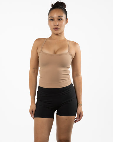 The Womens Sporty Tank - Khaki