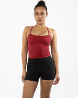 The Womens Sporty Tank - Red
