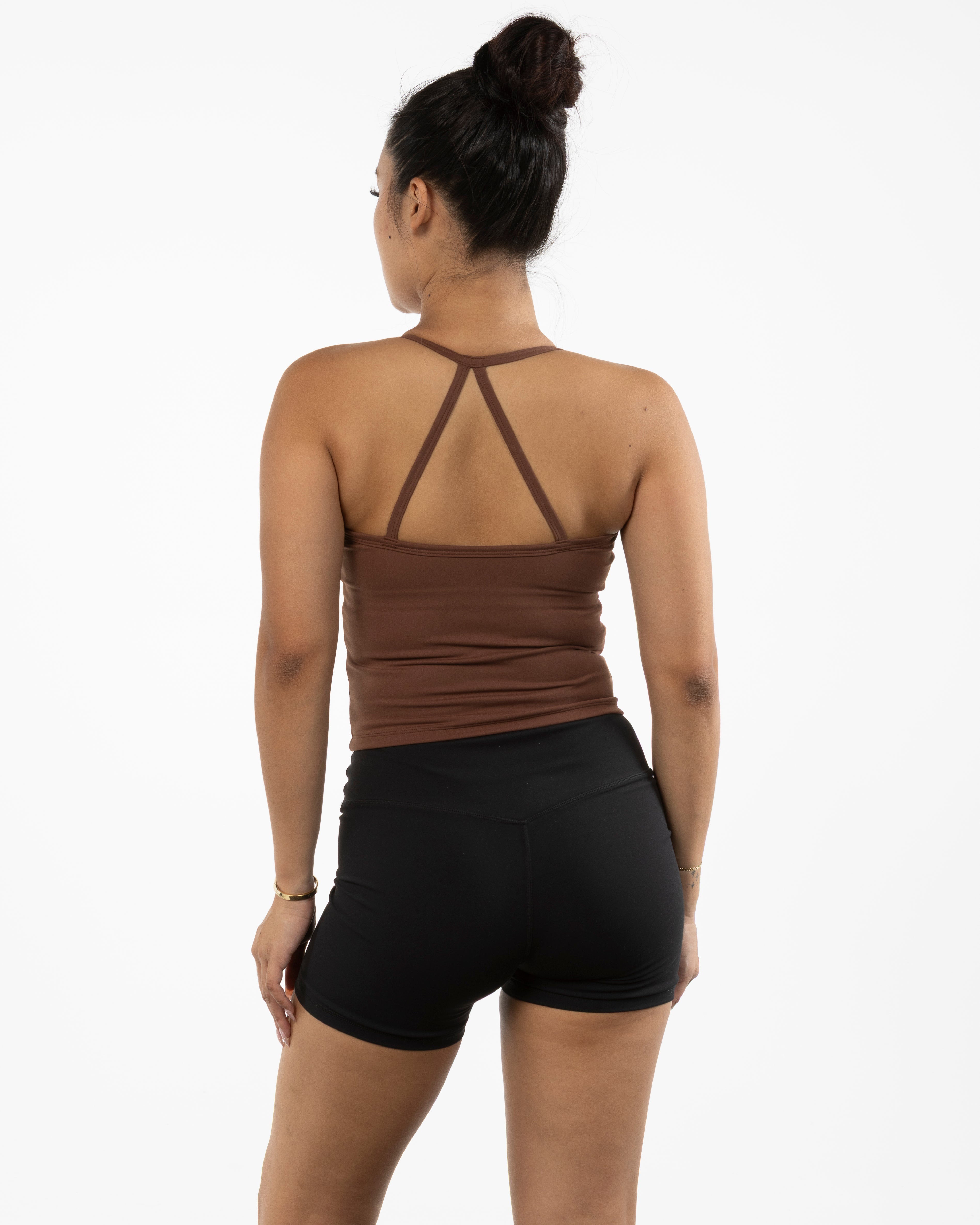 The Womens Sporty Tank - Brown