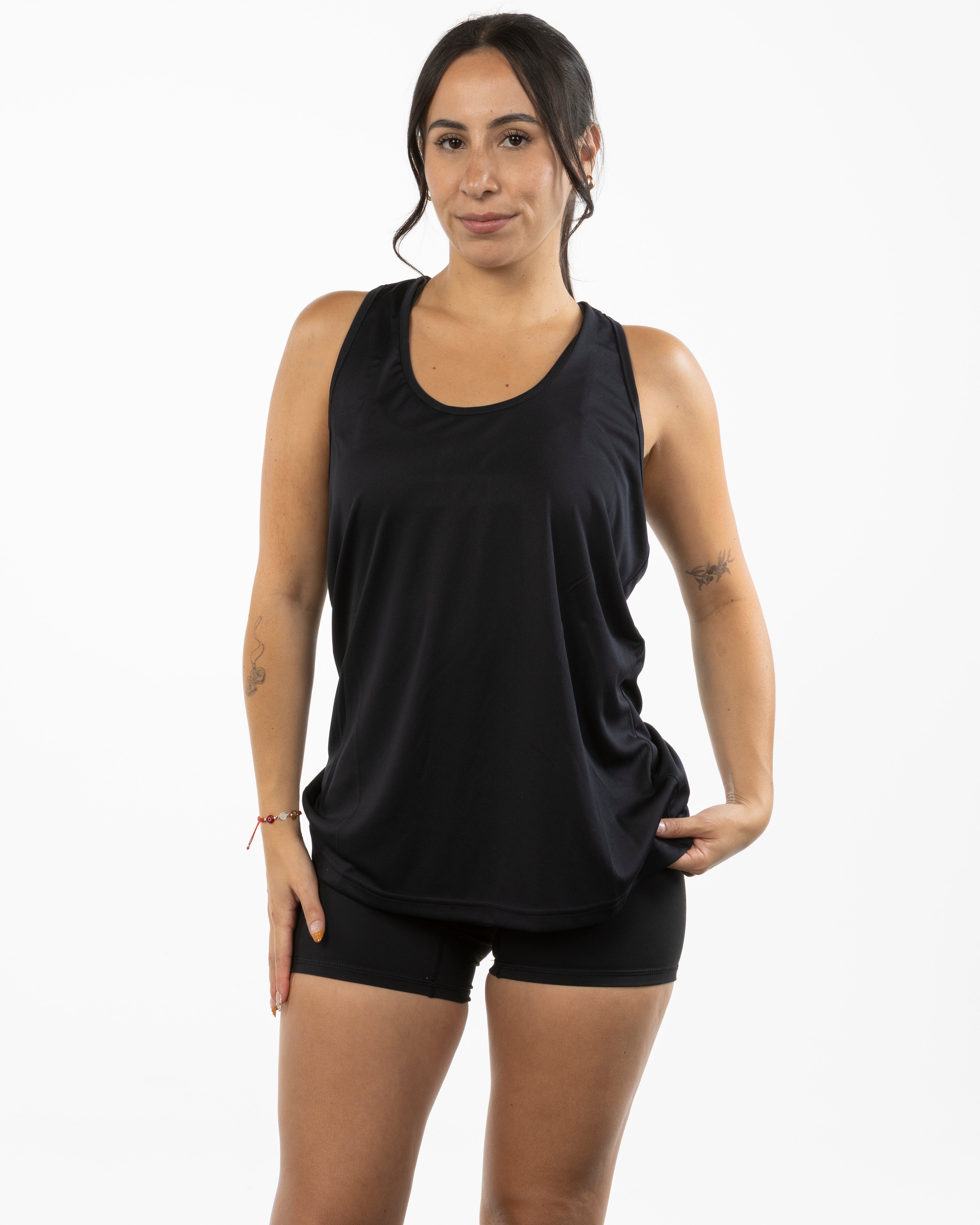 The Knot Back Tank - French Navy