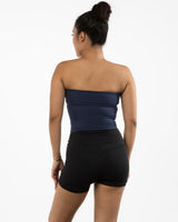 The Sporty Tube Top - Navy