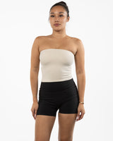 The Sporty Tube Top - Beige