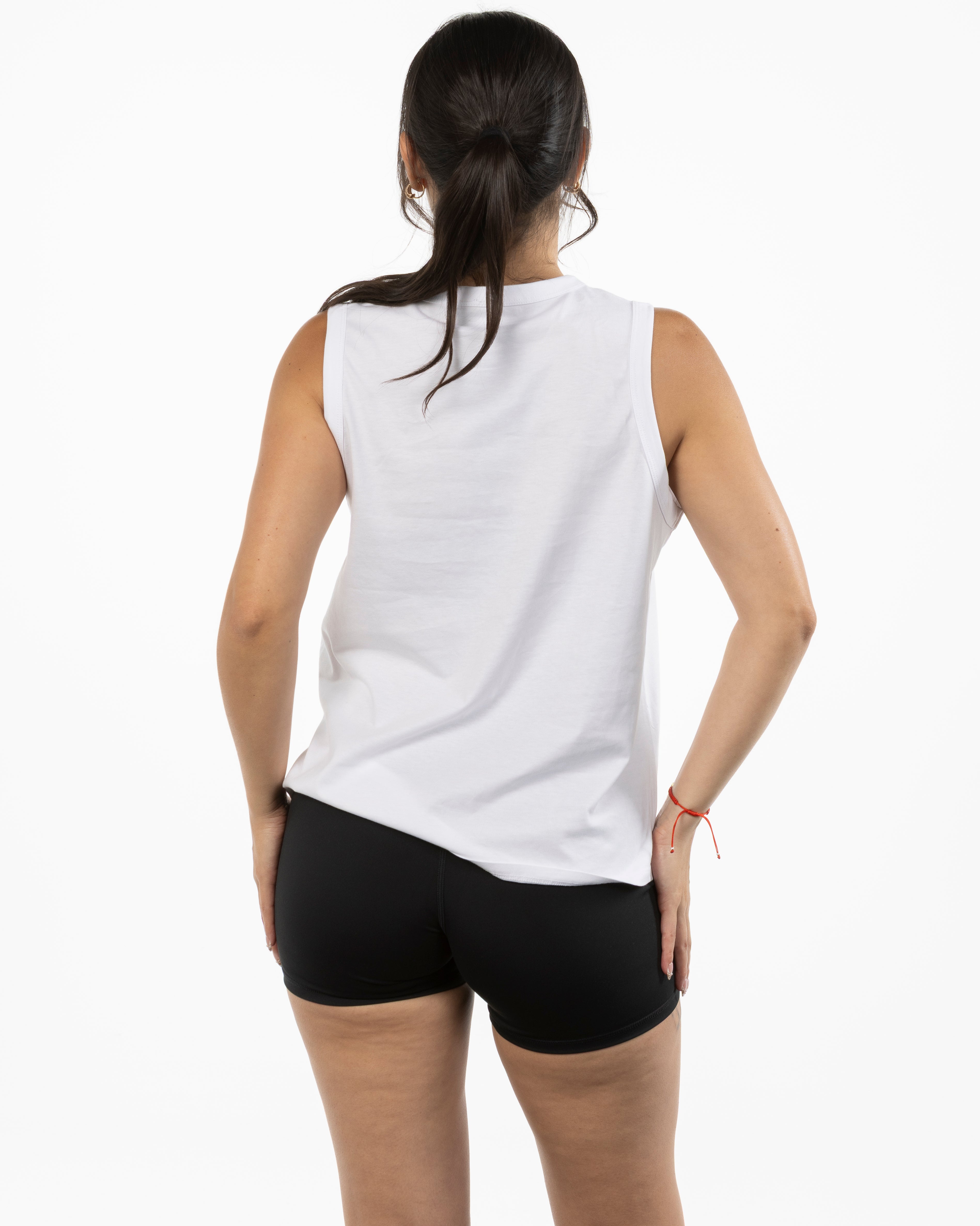 The Classic Full Length Tank - White