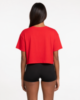 The Crop Tee - Red