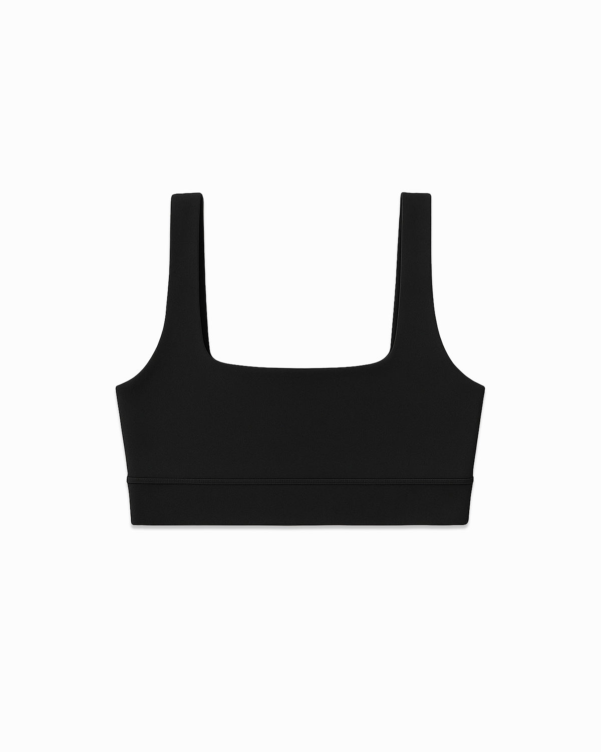 The Box Cut Bra - Black
